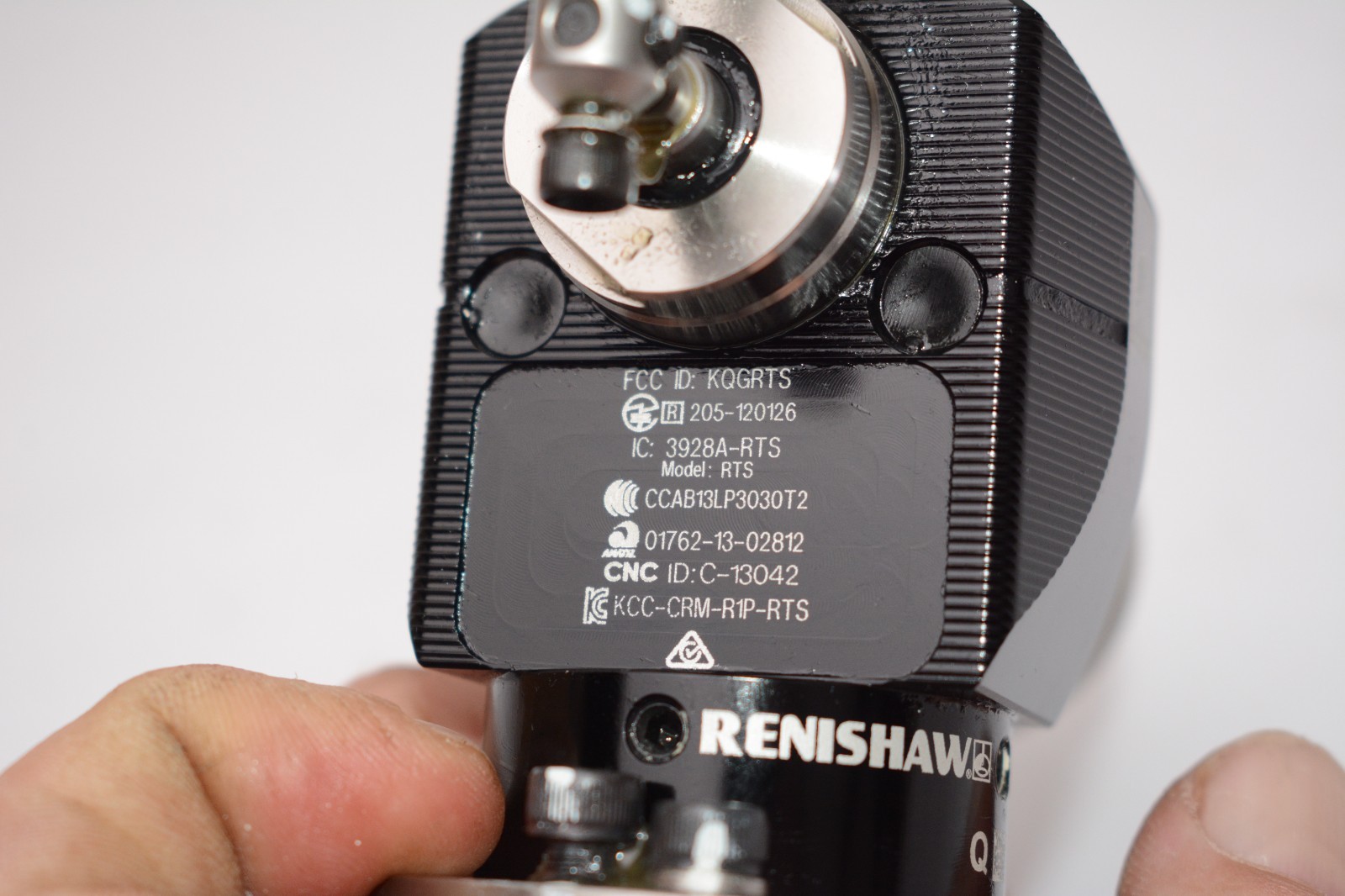 Renishaw RTS Radio Tool Setting Probe with Riser