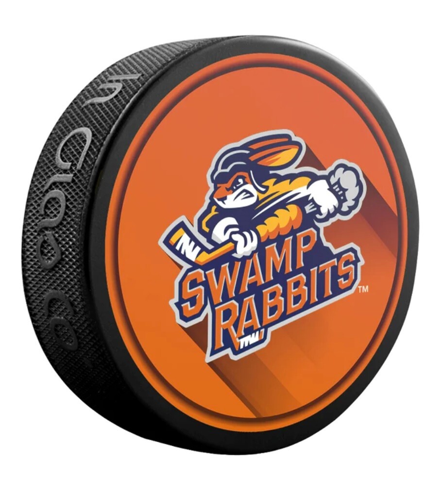GREENVILLE SWAMP RABBITS ECHL SOUVENIR HOCKEY PUCK *KINGS #2 FARM TEAM*