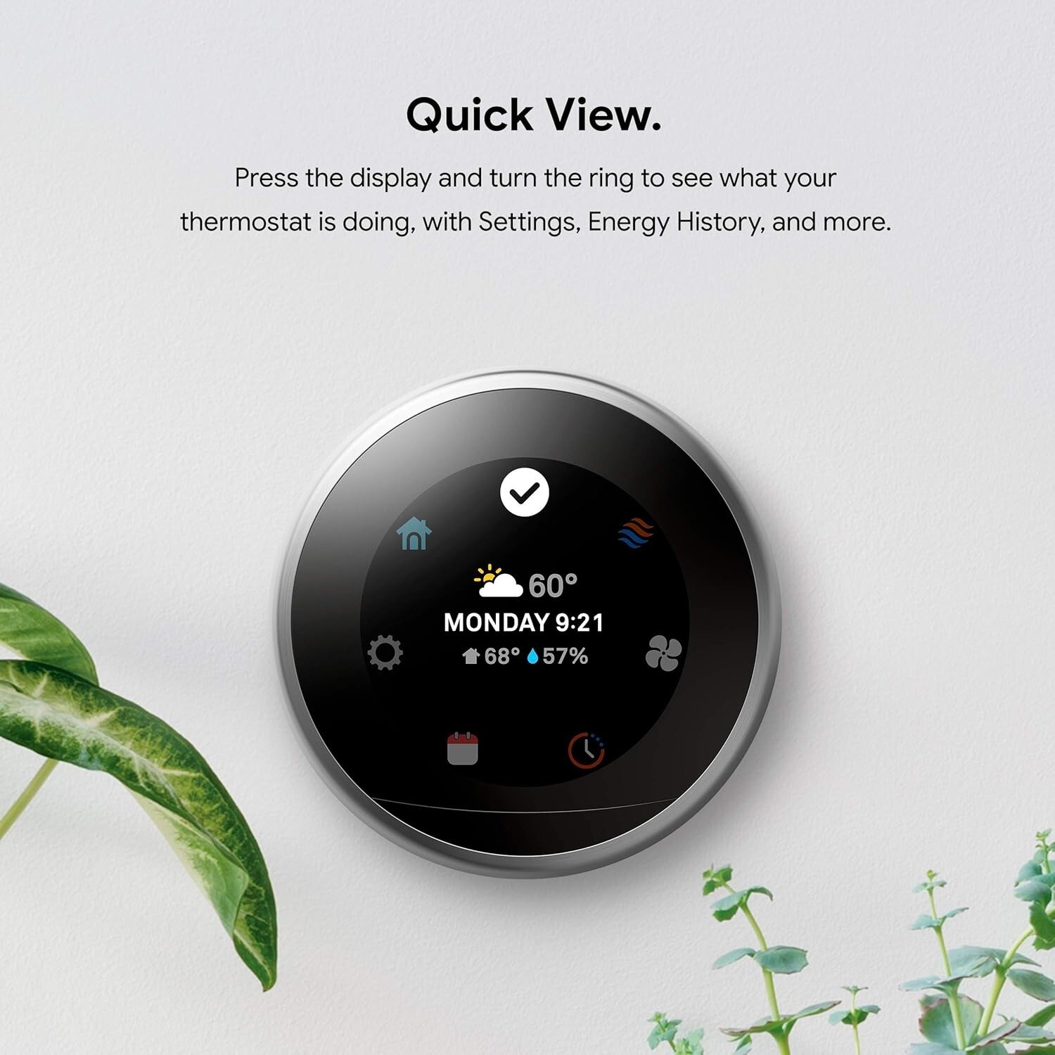 Google Nest Learning Thermostat - Smart & Programmable for Home - 3rd Generation