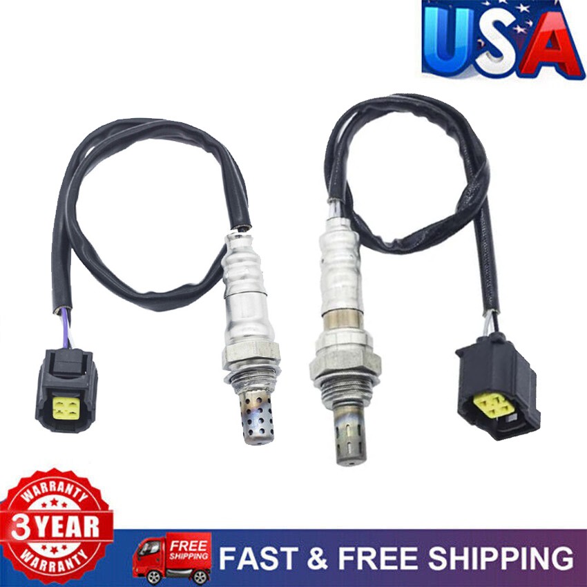 2PCS Up & Downstream Oxygen Sensor For Chrysler Town & Country 3.3L 3.8L 04-10