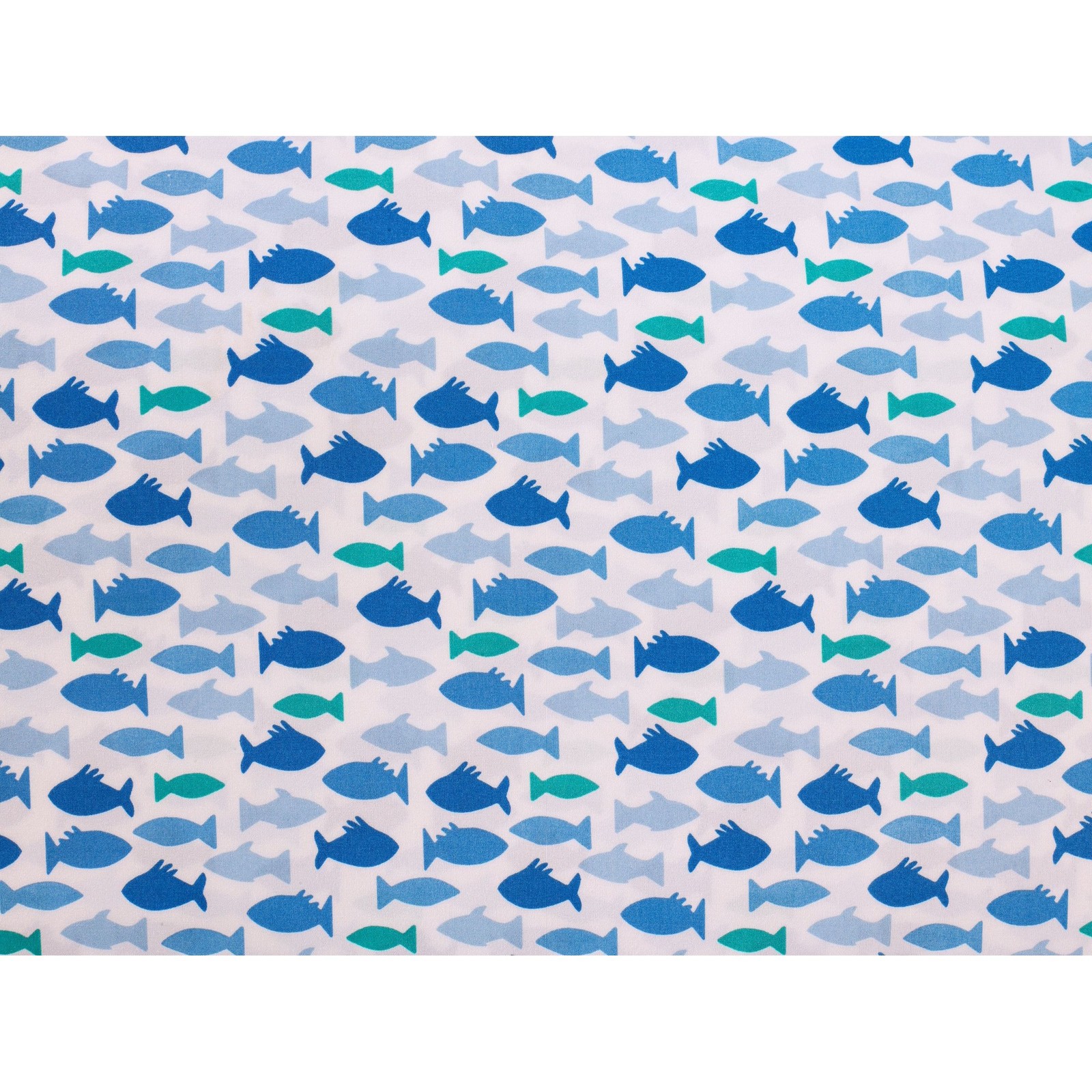 Your Zone Twin/Twin XL Size Blue Fish Microfiber Sheet Set, Single Bed Sheets