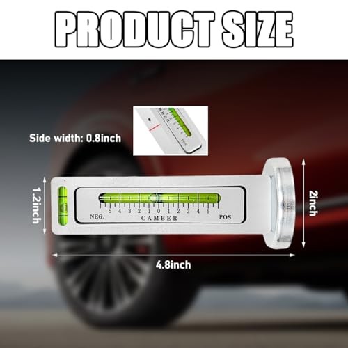 Adjustable Magnetic Gauge Tool, Camber Castor Strut Wheel Alignment White