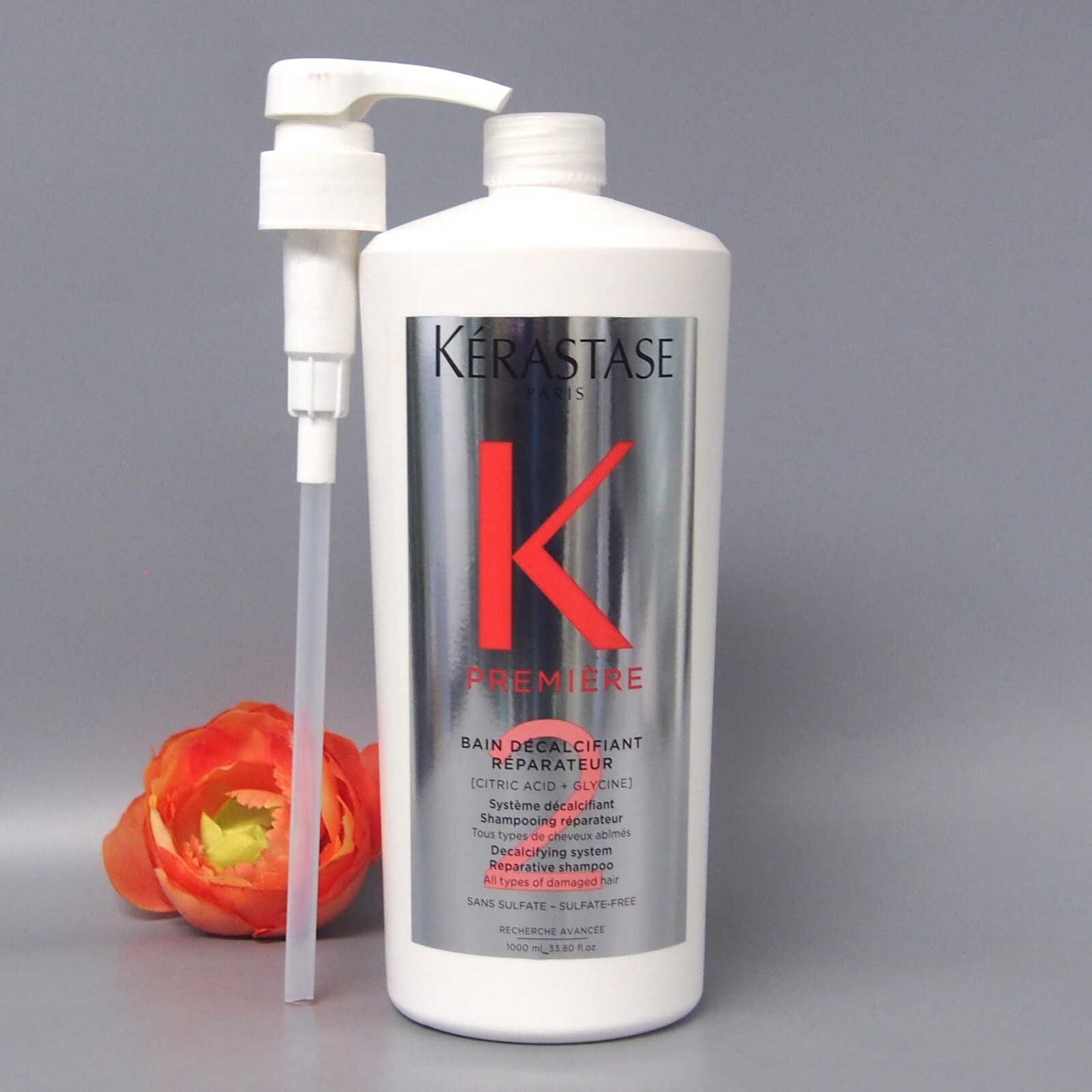 With Pump Kerastase Premiere Bain Décalcifiant 1000m / 34oz