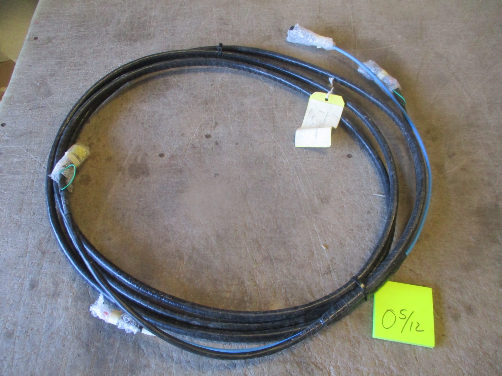 NOS FMVR Antenna (Full Motion Video Receiver) Cable 1407220-10 for HMMWV etc.
