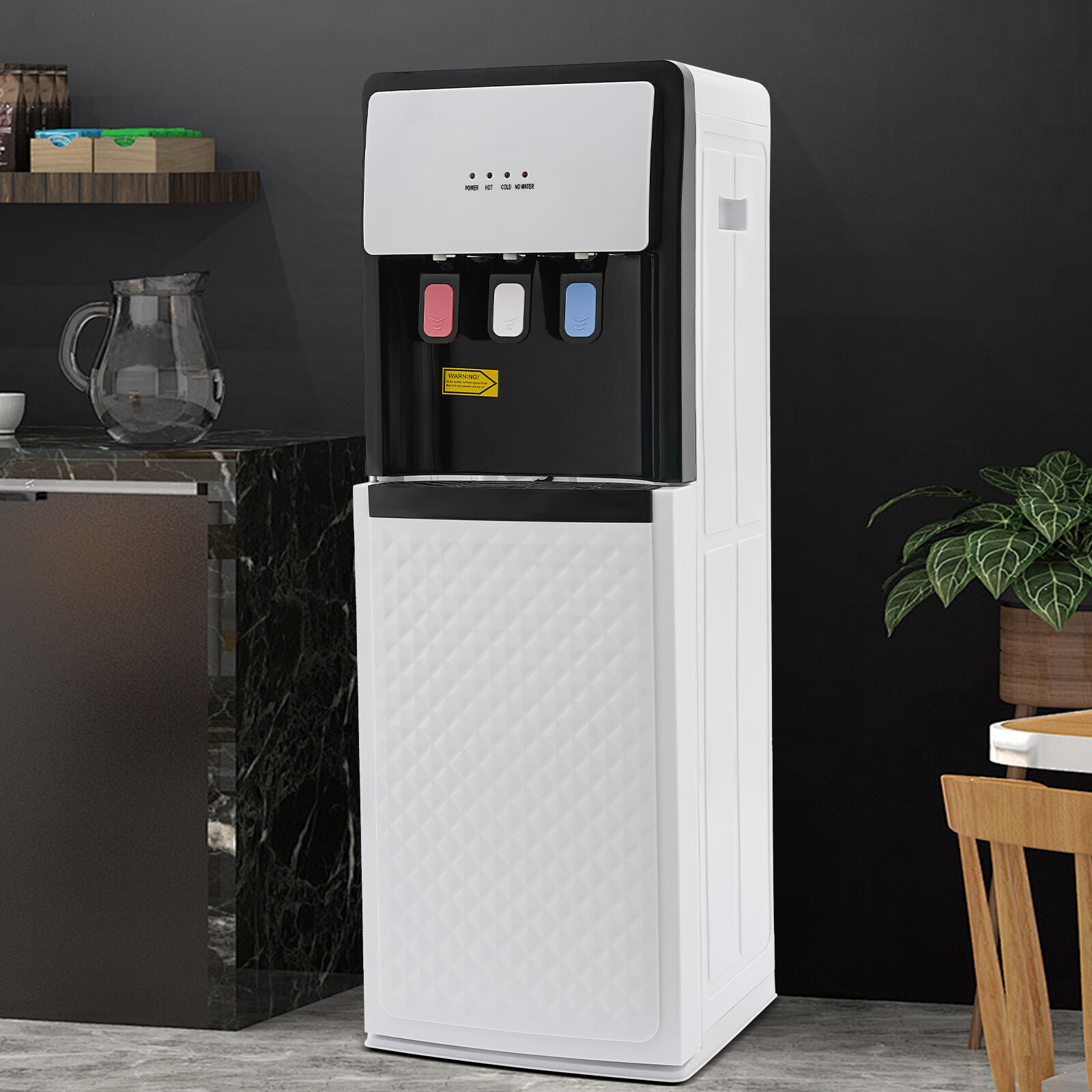 Bottom Load Water Cooler Water Dispenser 3 Temperature Setting PP Home Office US