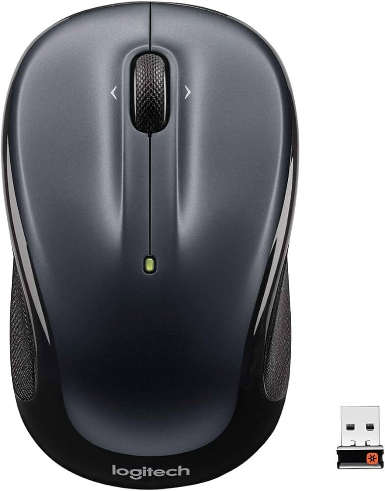 Logitech M325 Wireless Mouse W/ Unifying Receiver - Dark Silver (IL/GM1-1217-...