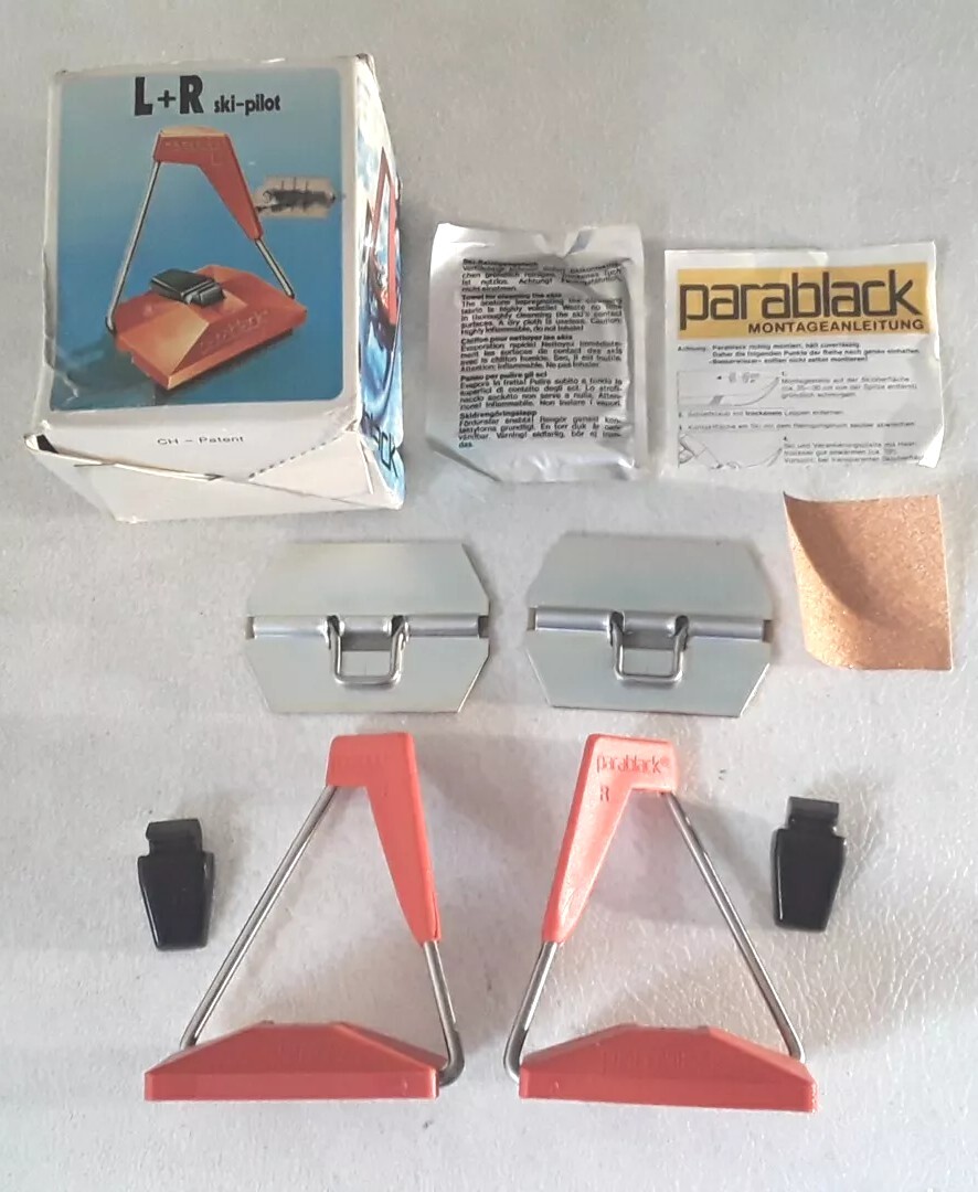 ** NEW PARABLACK SKI SAFETY & STABILIZING ANTI-TIP CROSSING DEVICE ANTI-CROSSING