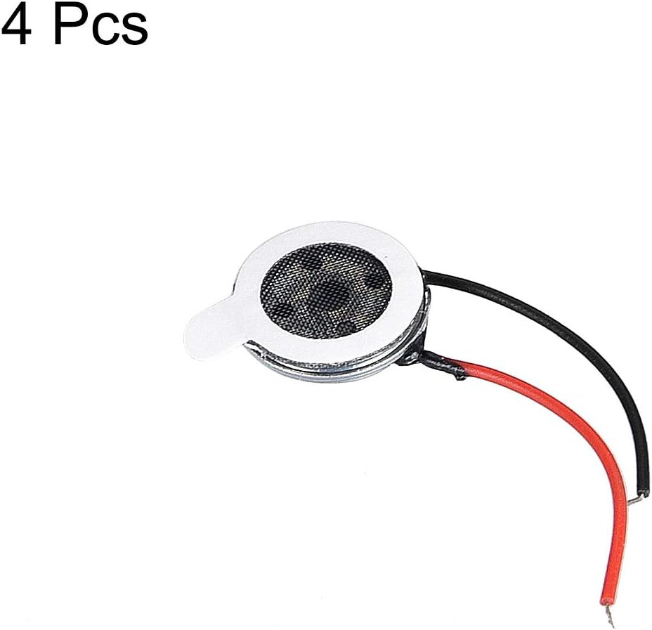 0.5W 8 Ohm Mini DIY Speaker 10Mm round Shape Replacement Loudspeaker 4Pcs
