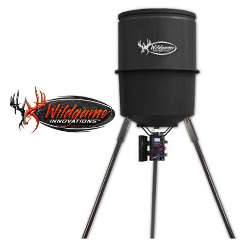 Wildgame Innovations Quick Set 270 Poly Barrel Deer Feeder Corn Pellet 40 Gallon