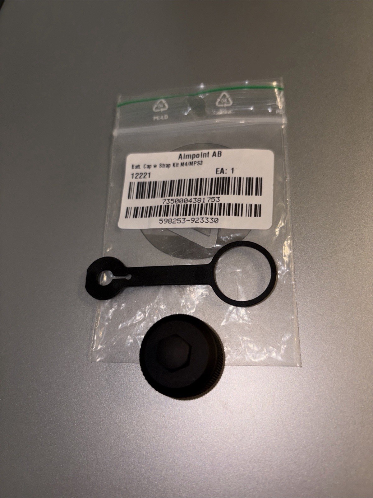 Aimpoint COMPM4/ M4S Battery Cap Kit for Optic Scope ( 12221 ): NEW