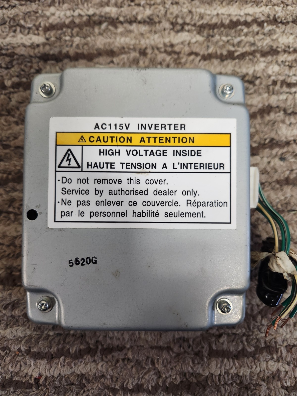 03-08 PONTIAC VIBE Converter/inverter/charger AC-DC POWER INVERTER W/O TELEMATIC