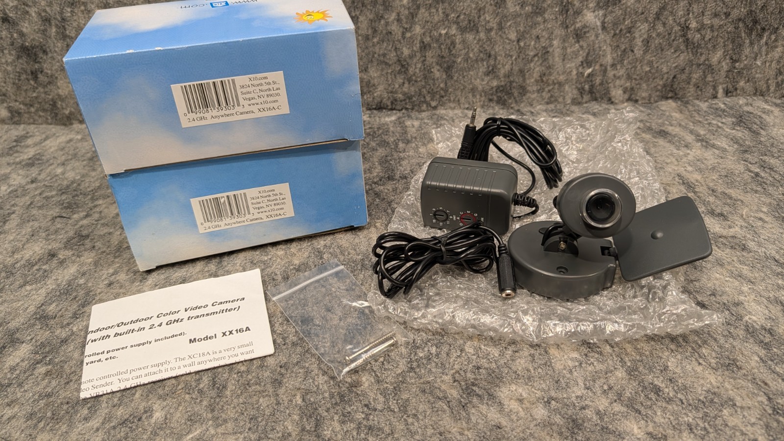 Lot of 2 - 2.4GHz Anywhere Camera XX16A-C X10 Powerhouse  🔥New🔥