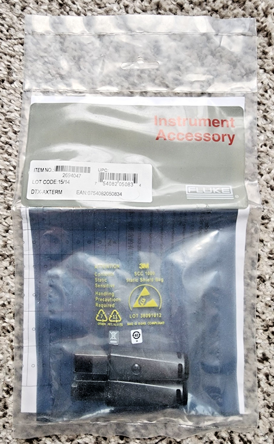 **NEW** Fluke Networks DTX-AXTERM Alien Crosstalk Link Terminators (Set of 2)