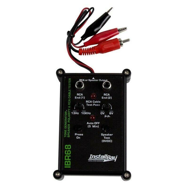 The Install Bay by Metra IBR68 9 Volt All in One RCA Cable Wire & Speaker Tester