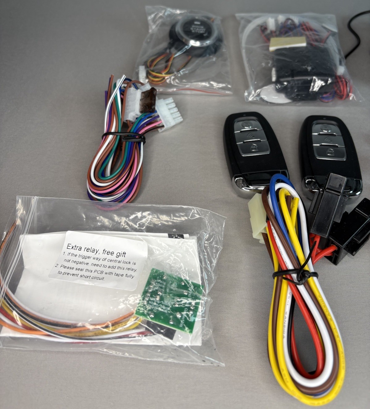 BANVIE CAR SECURITY ALARM SYSTEM Open Box (READ)