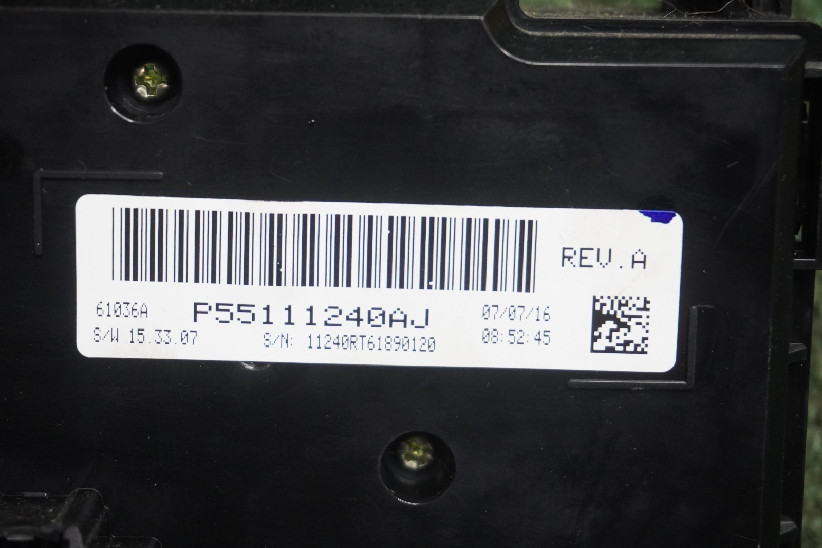 2012 2013 2014 DODGE JOURNEY TEMPERATURE DASH AC Control PANEL OEM P55111240AJ