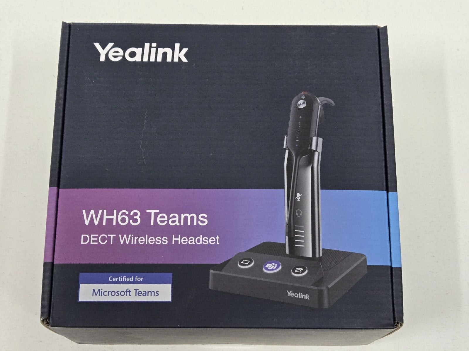 Yealink WH63 Teams DECT Wireless Headset  WHM631 New in Sealed Box