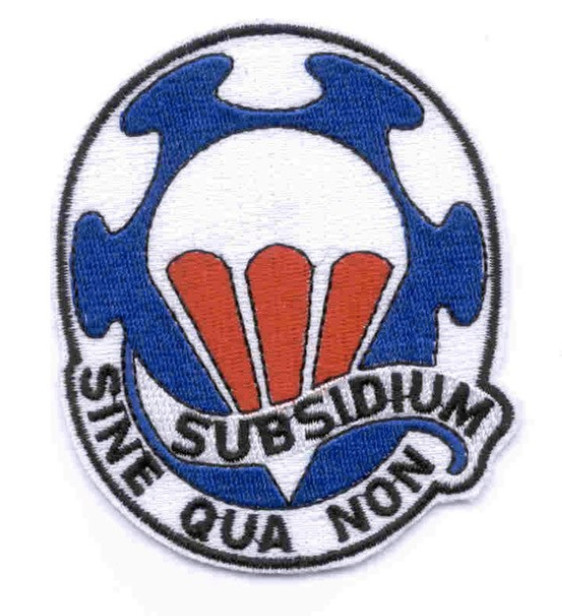 3.5" ARMY 82ND AIRBORNE SUPPORT BATTALION SUBSIDIUM EMBROIDERED PATCH