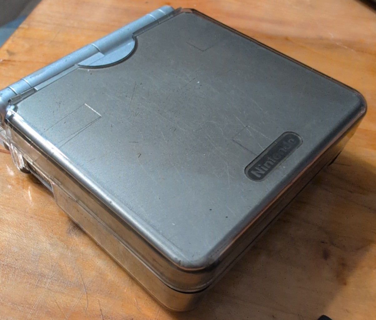 Nintendo Gameboy Advance GBA SP Hard Shell Plastic Case - Clear Or Smoke