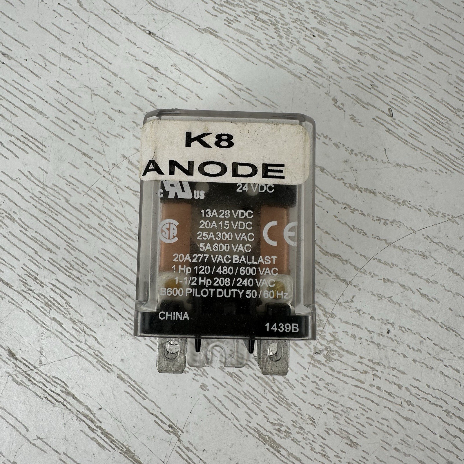 Turbochef Replacement Part Enclosed Voltage Relay 101272 208/240v K8