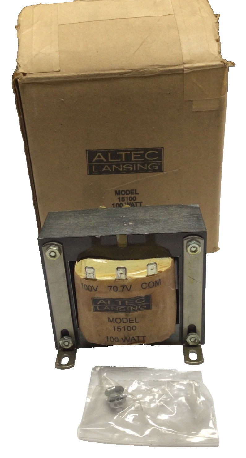 Altec Lansing Model 15100 100w 4/8ohm Audio Transformer