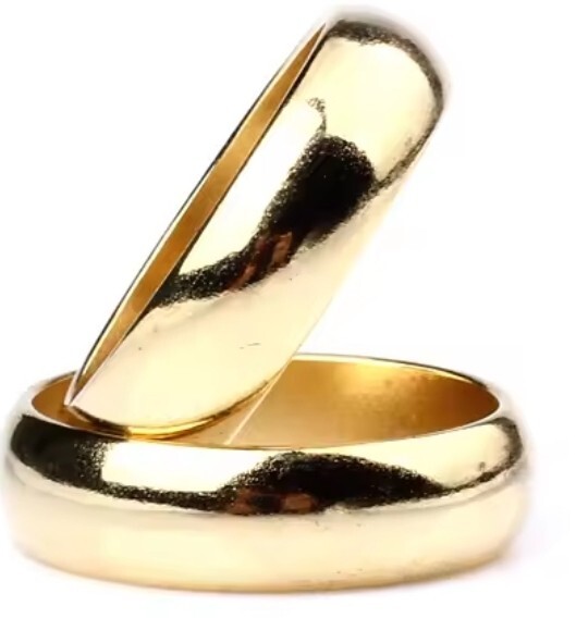 Magic Trick Magnetic Ring Vanishing Tricks Gold Color T16