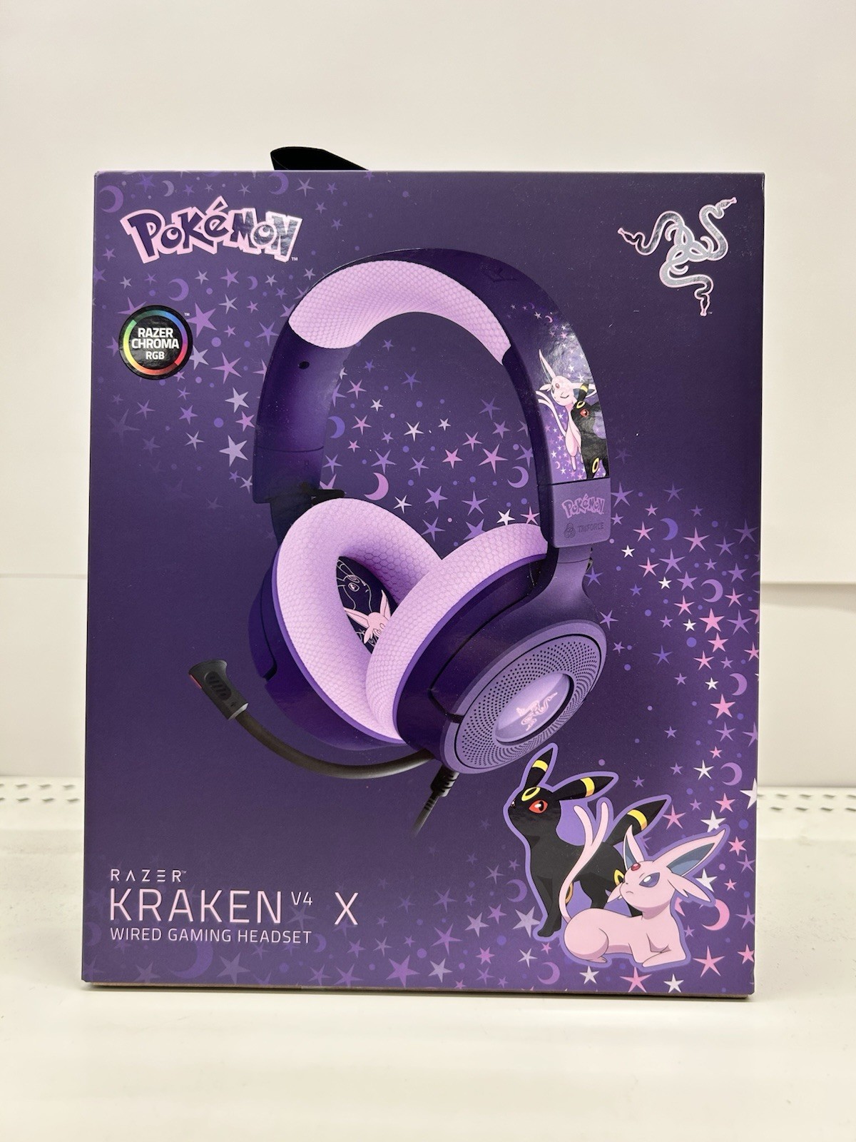 Razer Kraken V4 X Pokémon Espeon Umbreon Limited Edition Headset New Sealed