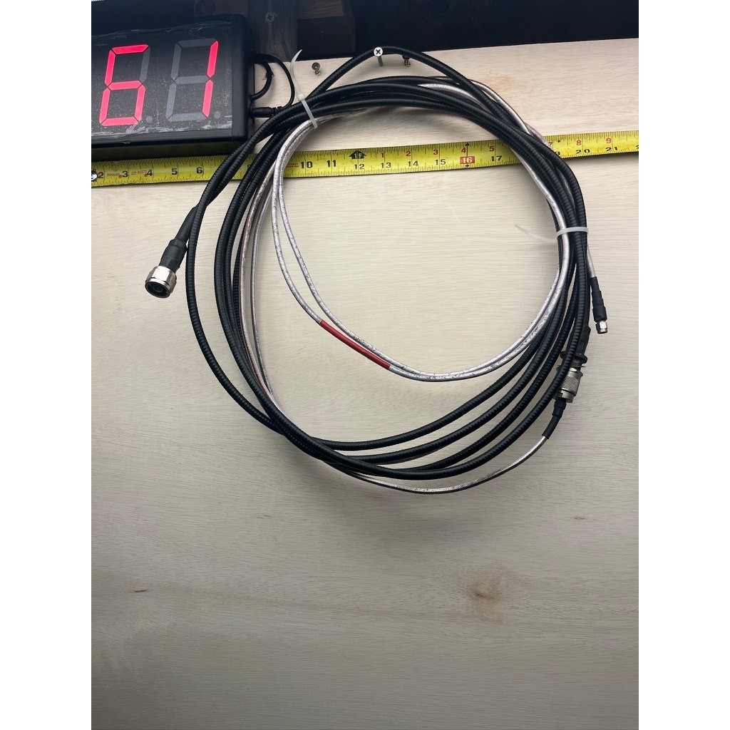 Assorted RF Coax Broadcast Cable Lot Industry Connectors