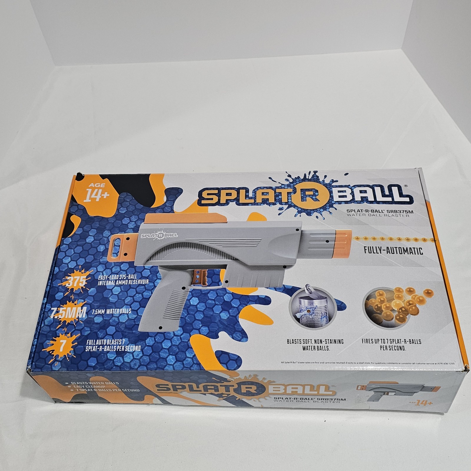 Splat R Ball SRB375M Water Bead Blaster Gun Toy Fully Automatic W Accessories