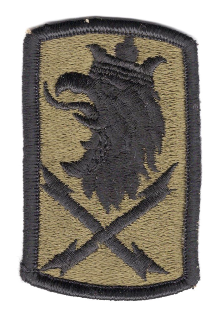Army Patch: 22nd Signal Brigade - subdued, merrowed edge