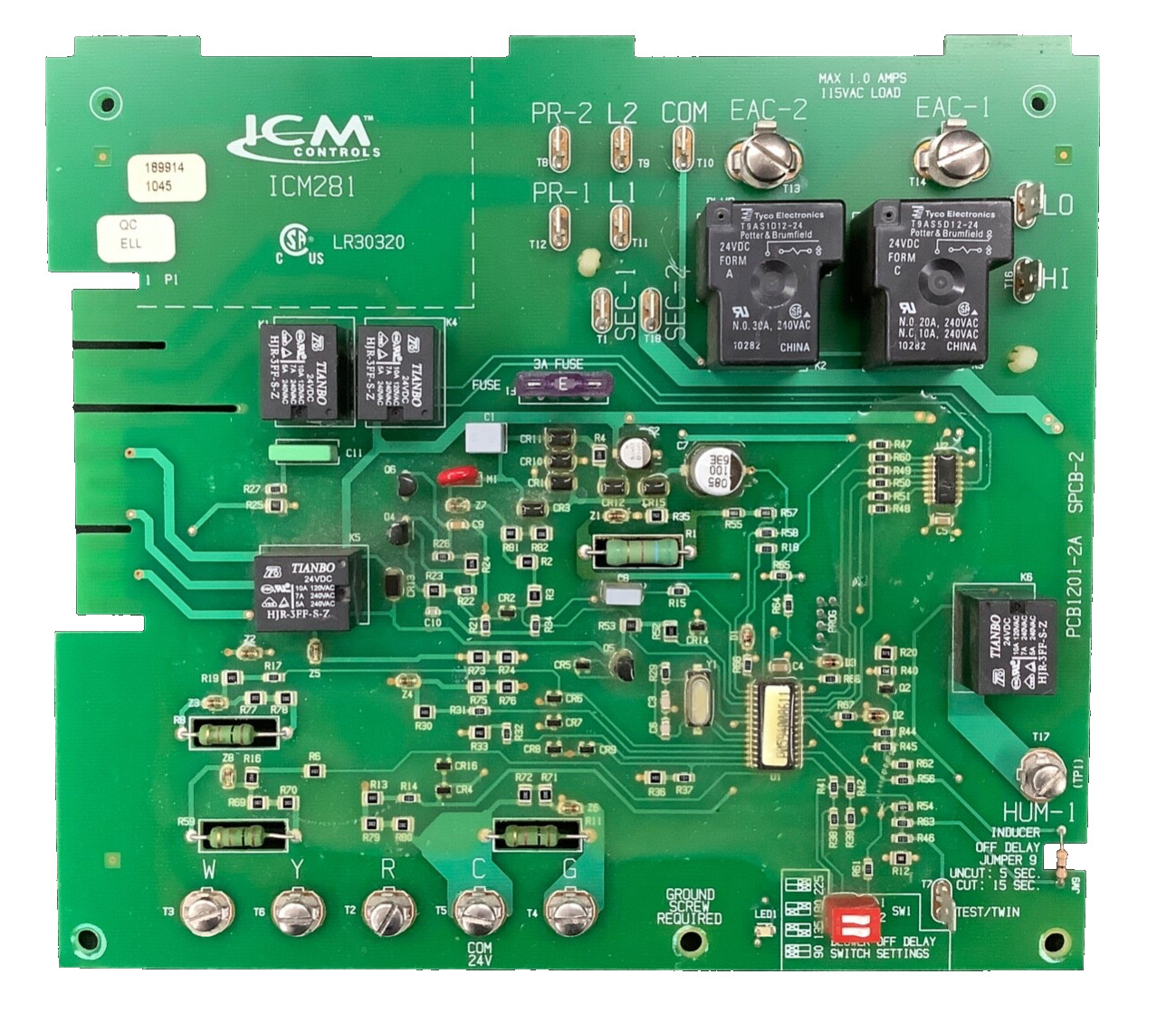 ICM281 Furnace control Circuit board