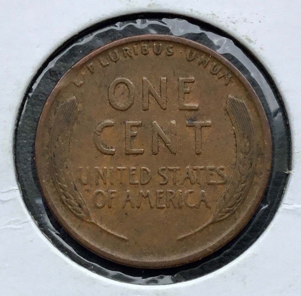 1919 1c RB Lincoln wheat cent penny