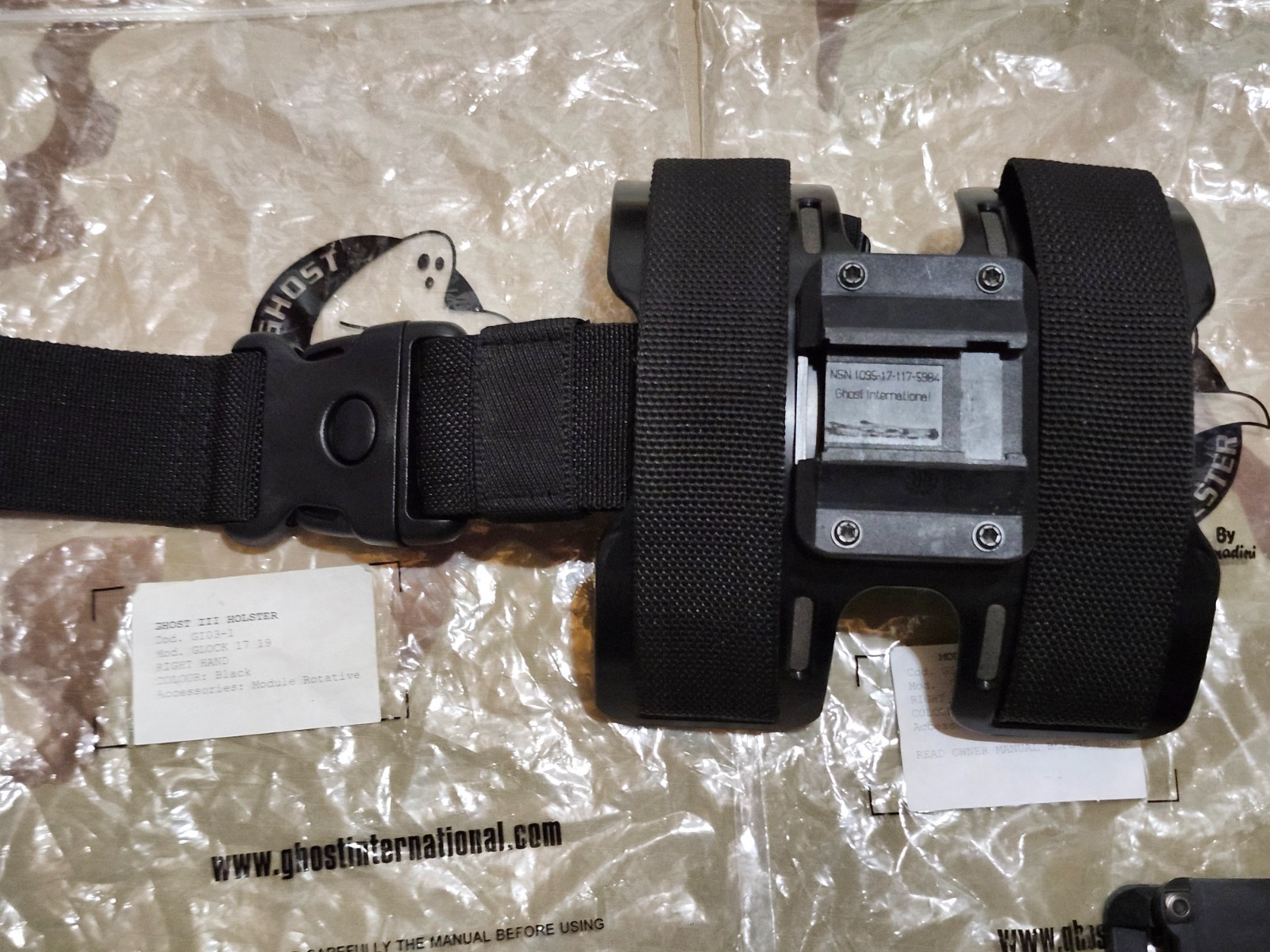 Amadini Ghost III Modular Holster Set for Glock 17/22 5 pieces READ DESCRIPTION!