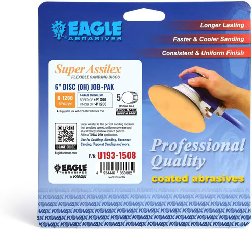 Eagle Abrasives 6” Assilex Discs - Orange NH