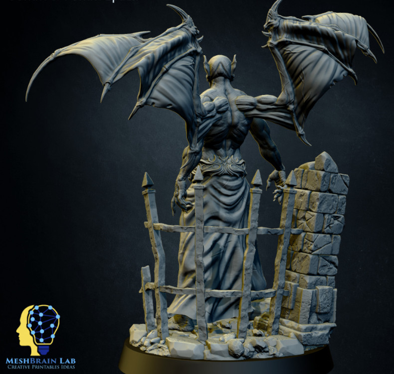 DnD Vampire Lord god MBL-070 75mm model
