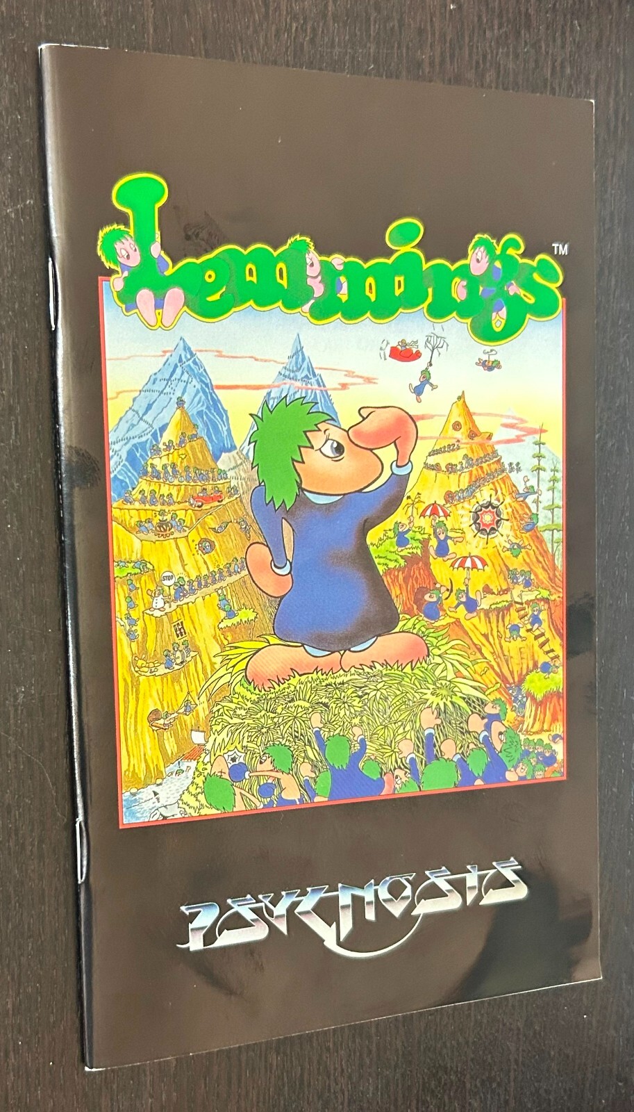 LEMMINGS (1991 Psygnosis) -- Game Manual Only