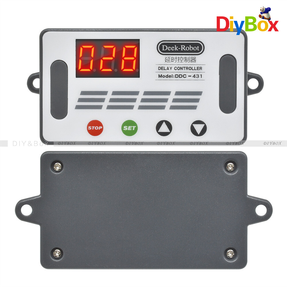 DDC-431 DC6V-DC30V Relay Delay Controller MOS 4 Button 3 Digit Digital Tube