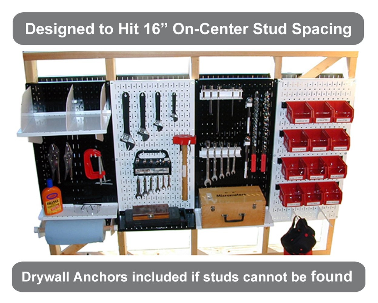 Green Metal Pegboard by - 2 Pack