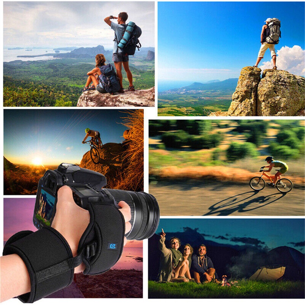 ]Neoprene Wrist Stabilizing Strap Hand Support For Canon Nikon SLR/DSLR Camera K