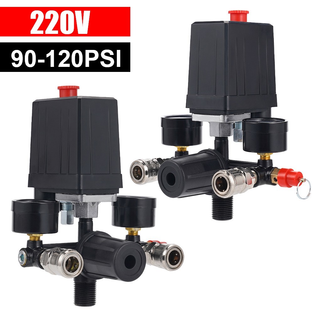 Air Compressor Pressure Switch 90–120PSI Controller for Fast Pressure Reduction