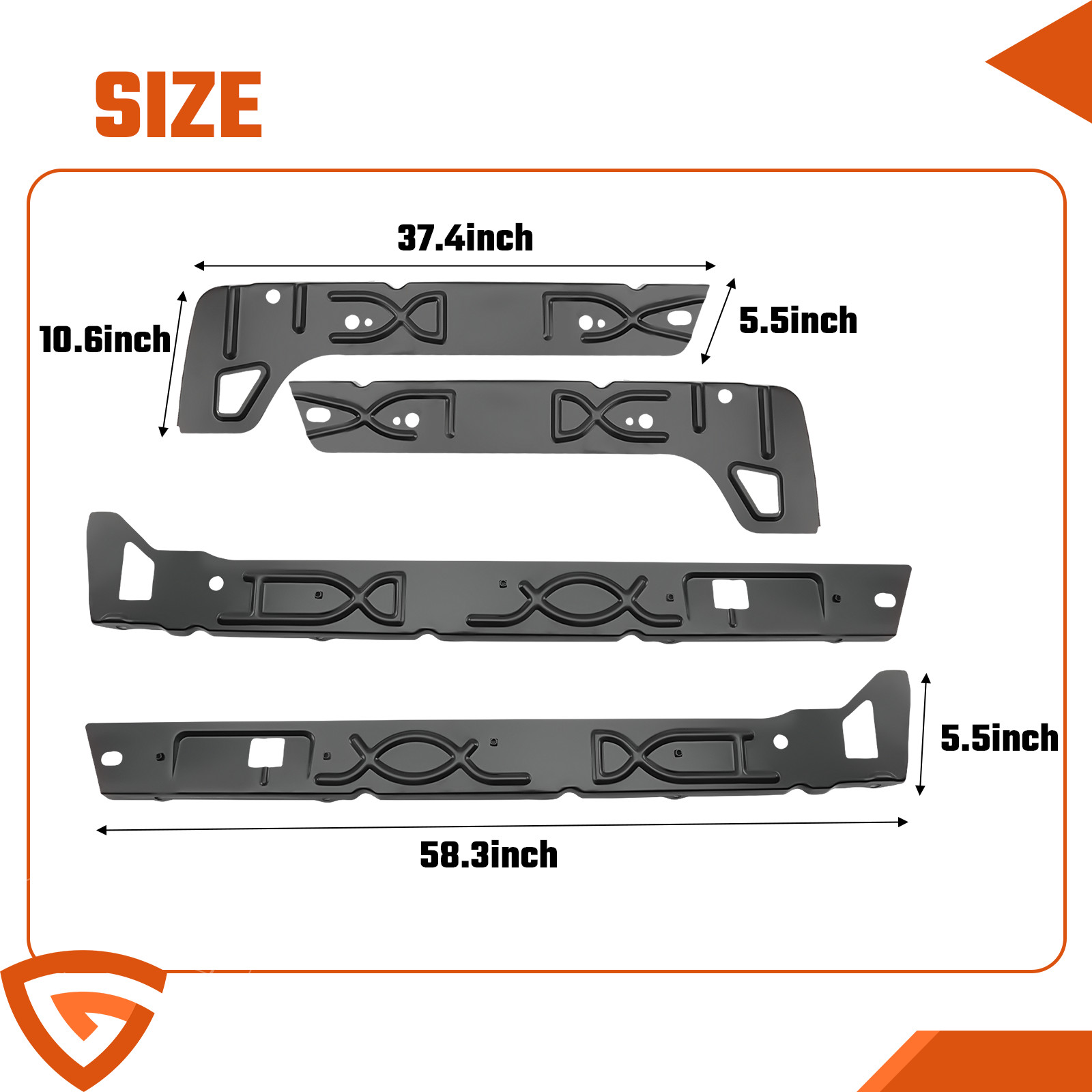 Inner Rocker Panels FOR 99-07 Chevy Silverado GMC Sierra 1500/2500/3500 Crew Cab