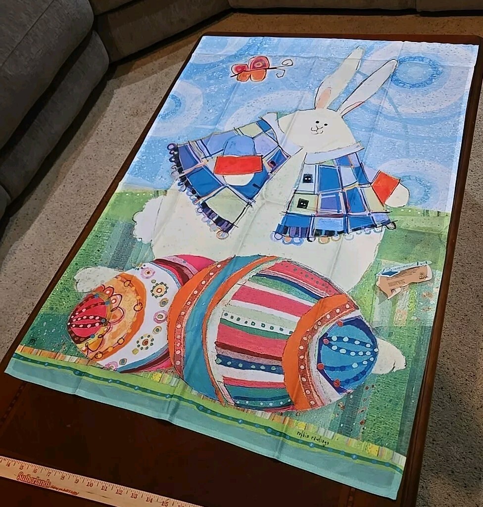 Breeze ART 28" X 40" Standard Flag large Bunny BRAND NEW!
