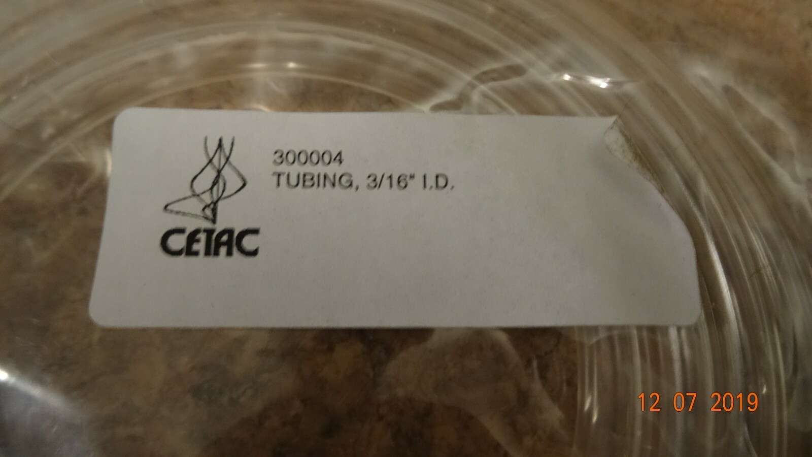 CETAC 300004 Tubing  3/16 ID