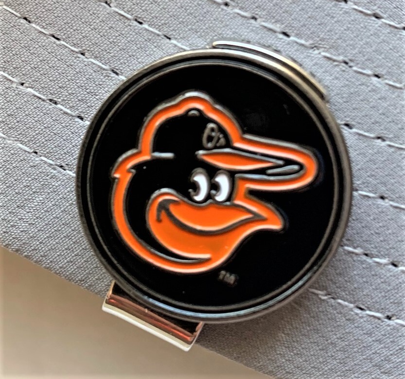 New Baltimore Orioles Golf Ball Marker with Magnetic Hat Clip