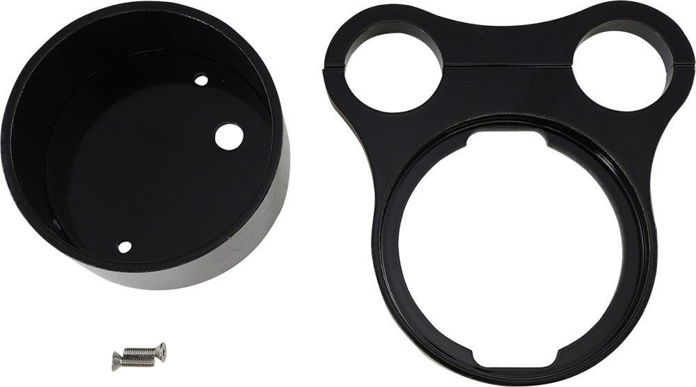 Drag Specialties 2210-0563 1.5" T-Bar Gauge Mount Flat Black For OEM Gauge