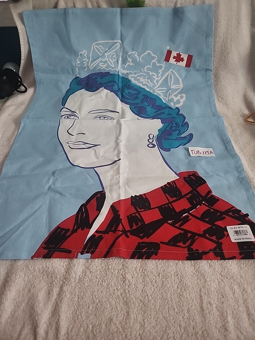 Wendy Tancock For Abbott Cloth With Picture Of Queen