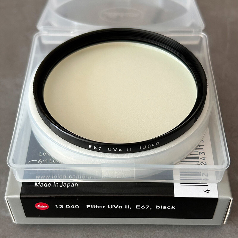 Leica E67 67mm Lens Filter UVa II Protection Filter Black 13040