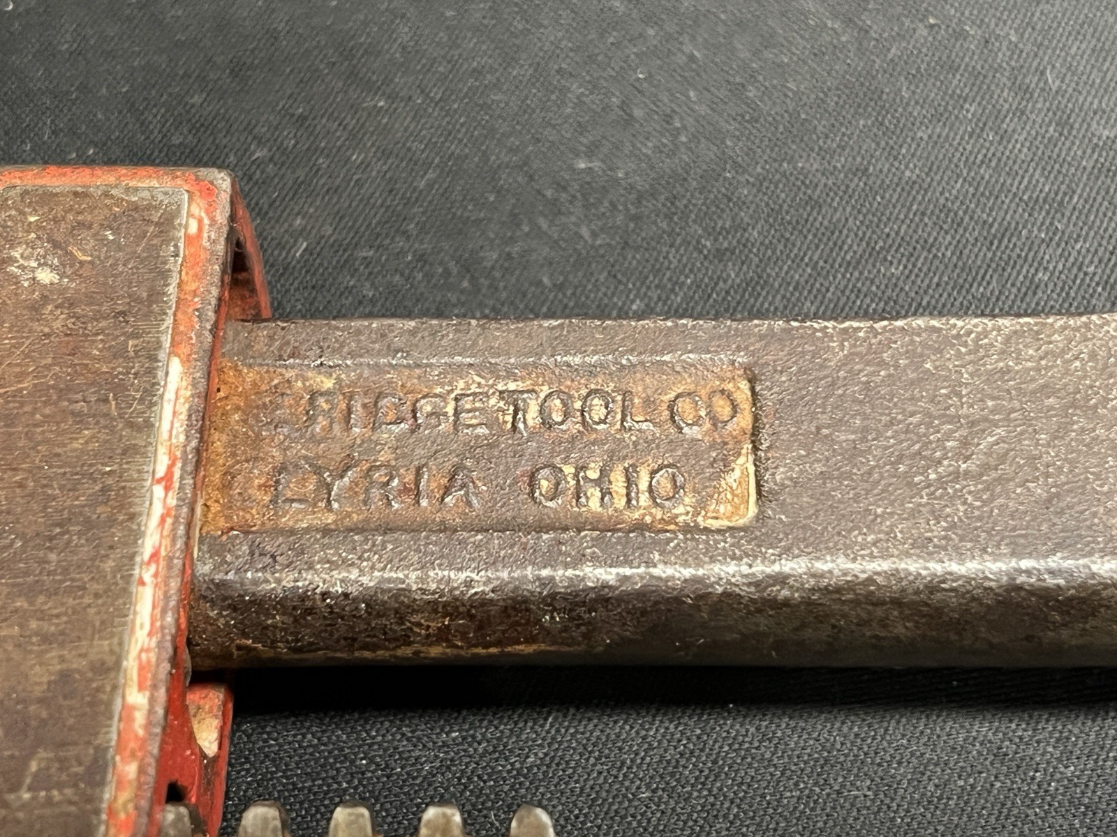 VINTAGE THE RIDGE TOOL CO. IMPROVED STILLSON #14 PIPE/MONKEY WRENCH