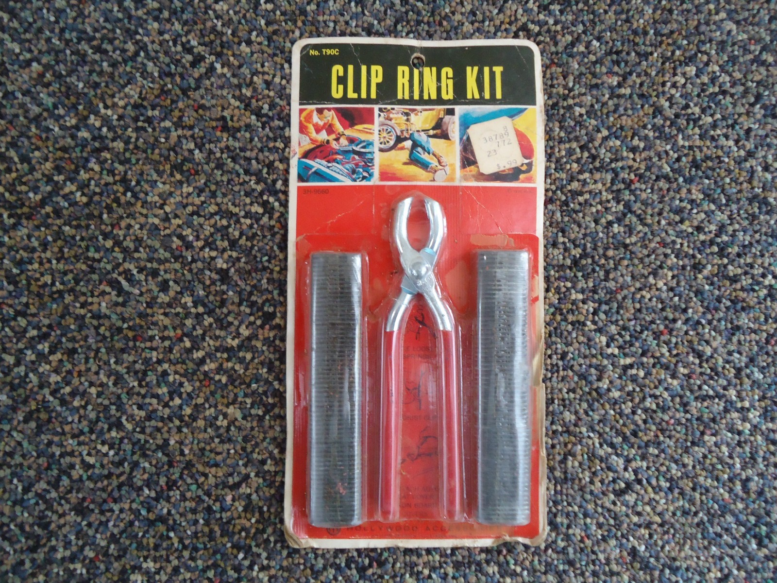 Vintage Hollywood Acc.No.T90C Clip Ring Kit " Great Collectible " Free Shipping