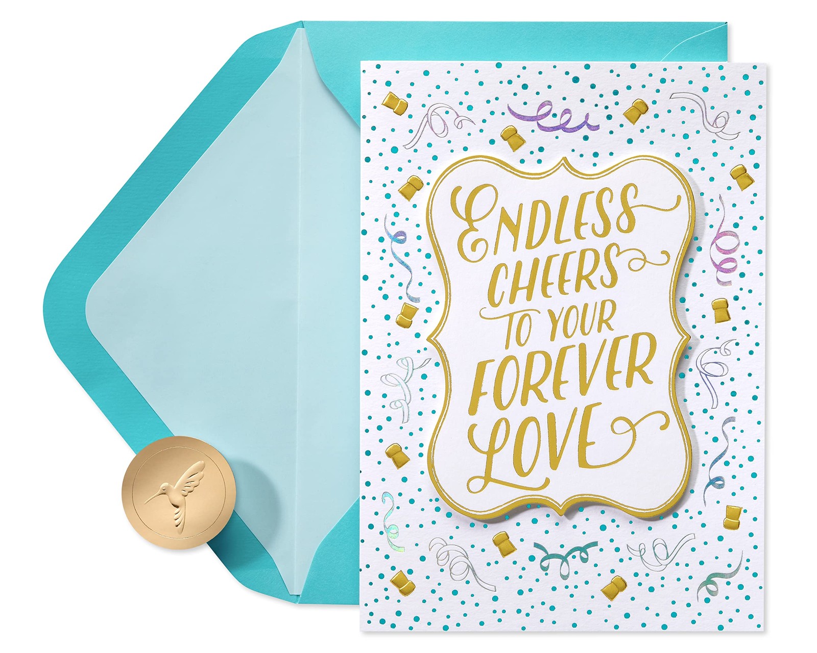 Papyrus Card for Weddings, Engagements, Wedding Showers 1 EA, Forever Love